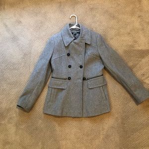 Grey DKNY peacoat
